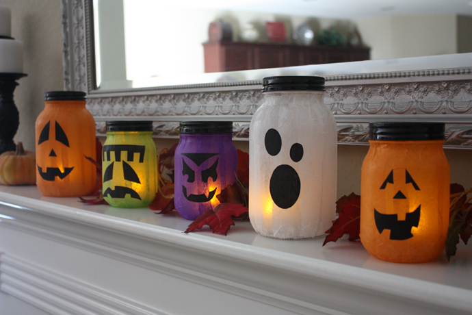 Halloween Party Decorations Ideas - spooky lamps